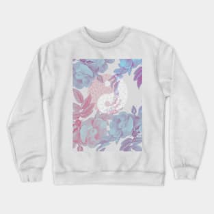 Pastel Floral Yin-Yang Crewneck Sweatshirt